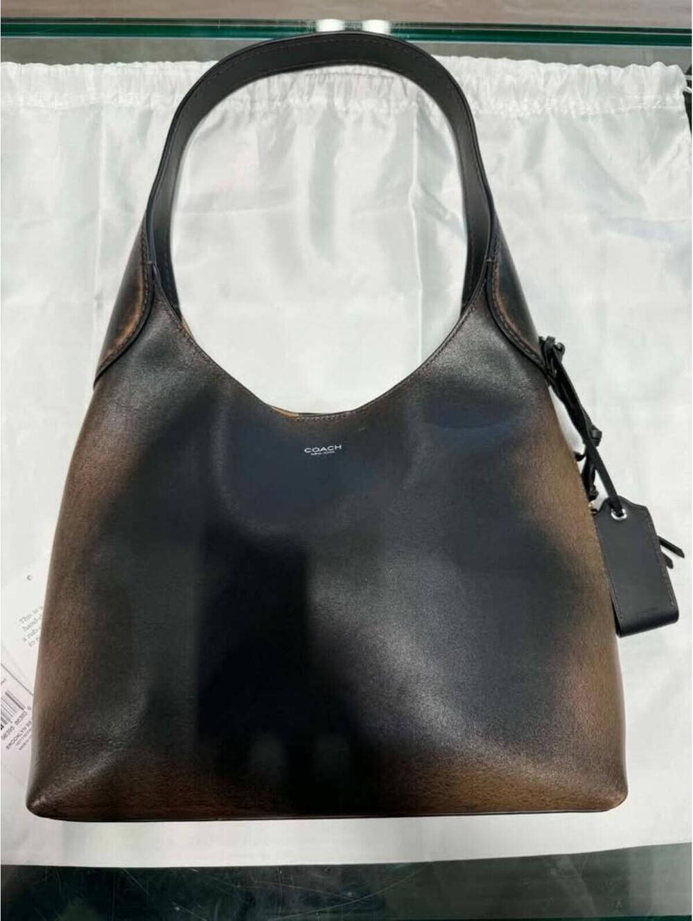 COACH BROOKLYN SB 28 IN LOVED LEATHER - LIMITED EDITION